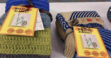 Handmade blankets welcome refugees, immigrants to US